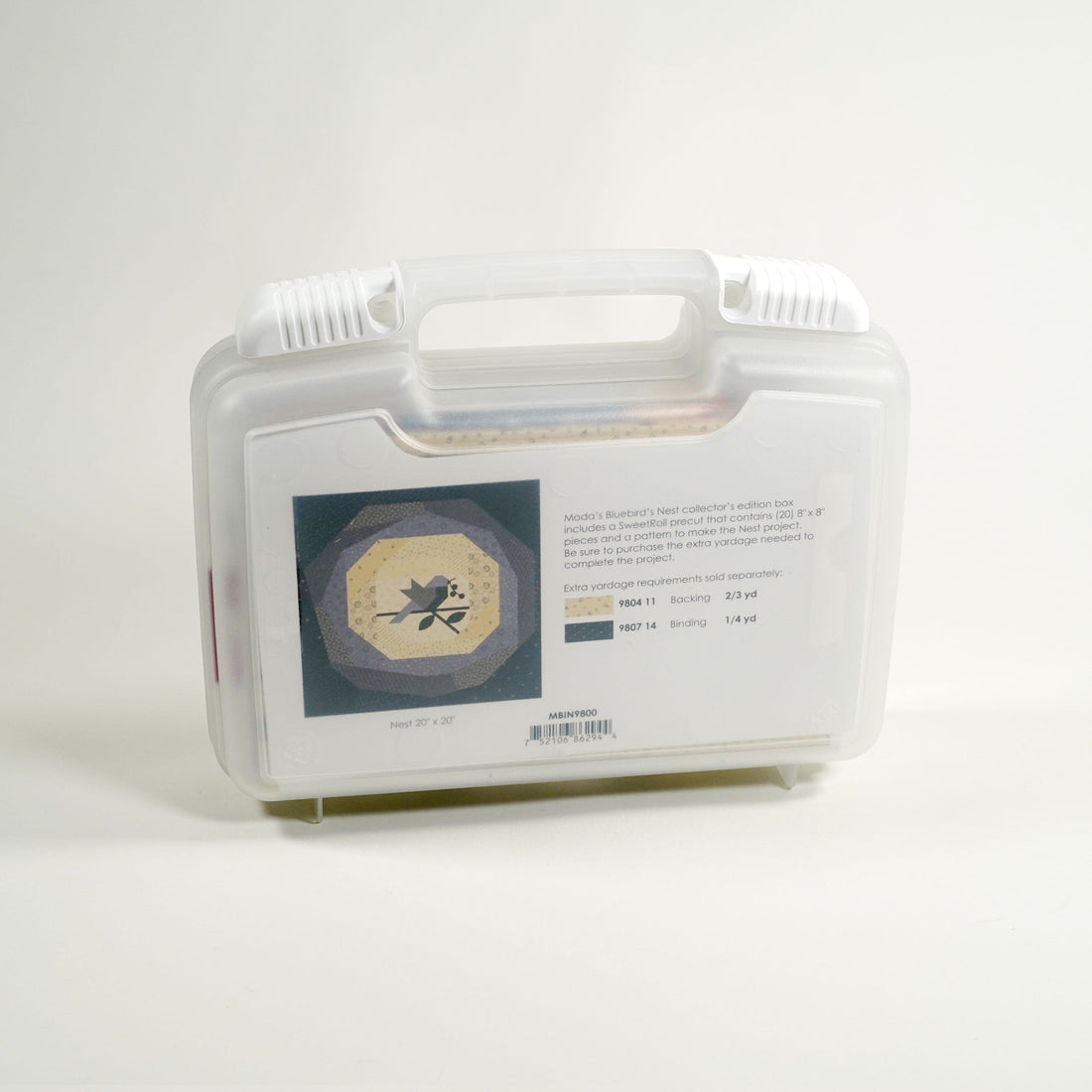 Moda Fabric Pre Cuts Moda Bluebirds Nest Collectors Box Quilt Kit  - The Sewing Studio