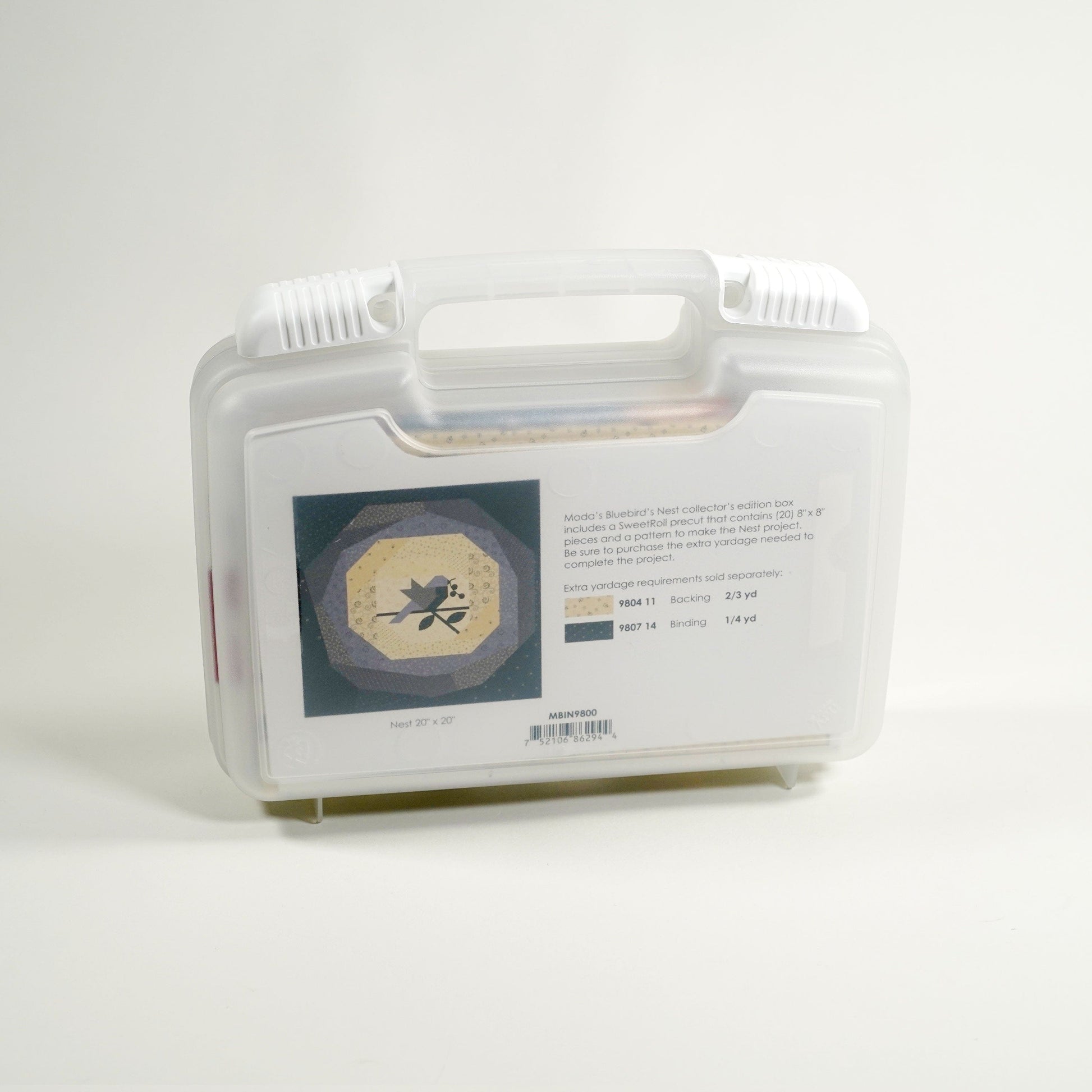 Moda Fabric Pre Cuts Moda Bluebirds Nest Collectors Box Quilt Kit  - The Sewing Studio