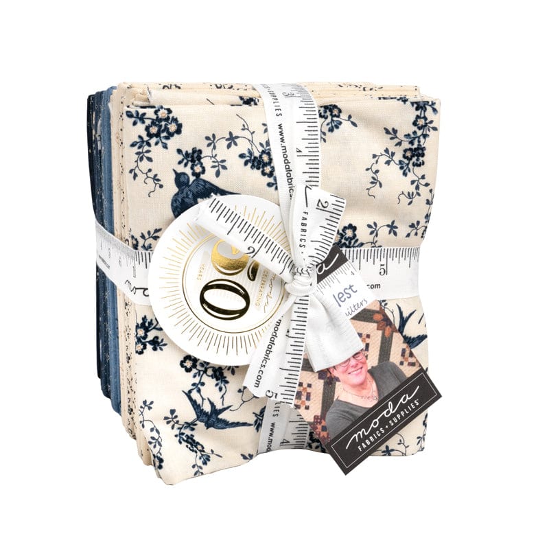 Moda Fabric Pre Cuts Moda Bluebirds Nest Fat Quarter Bundle  - The Sewing Studio