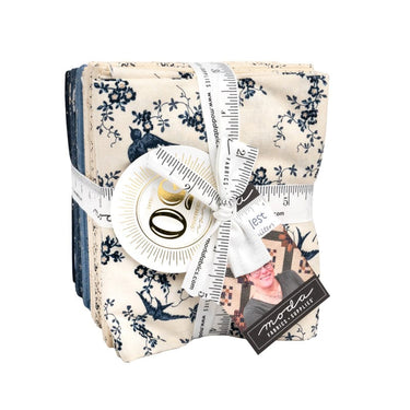 Moda Fabric Pre Cuts Moda Bluebirds Nest Fat Quarter Bundle  - The Sewing Studio for sale UK - The Sewing Studio