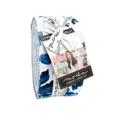 Moda Fabric Pre Cuts Moda Blueprint Jelly Roll  - The Sewing Studio for sale UK - The Sewing Studio