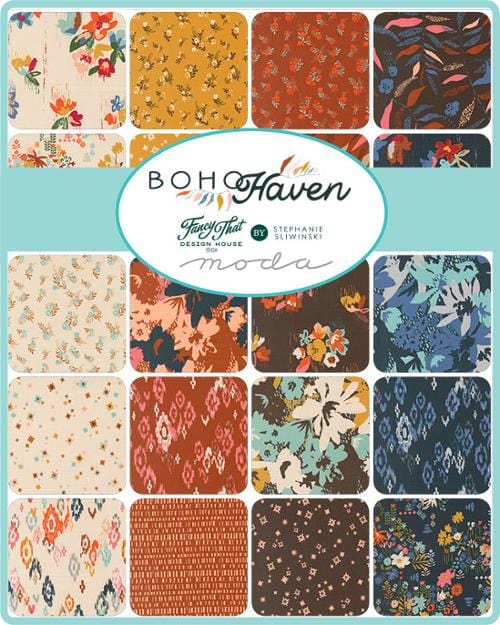 Moda Fabric Pre Cuts Moda Boho Haven Layer Cake  - The Sewing Studio