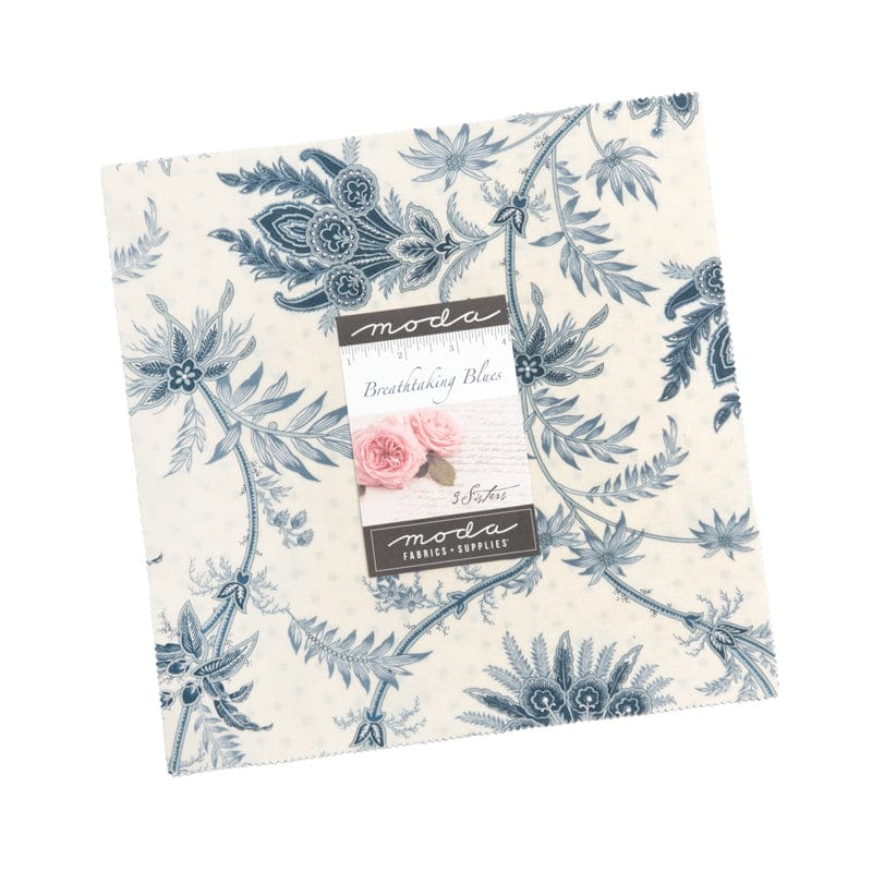 Moda Fabric Pre Cuts Moda Breathtaking Blues Layer Cake - The Sewing Studio