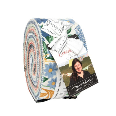 Moda Fabric Pre Cuts Moda Brookside Jelly Roll  - The Sewing Studio for sale UK - The Sewing Studio