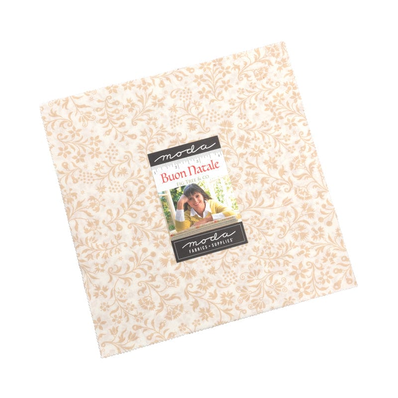 Moda Fabric Pre Cuts Moda Buon Natale Layer Cake 35400LC  - The Sewing Studio