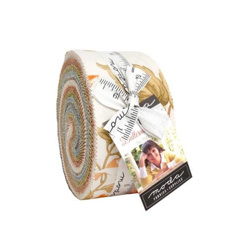 Moda Fabric Pre Cuts Moda Butternut and Sage Jelly Roll - The Sewing Studio