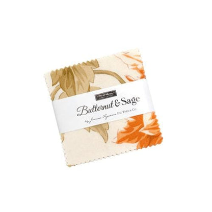 Moda Fabric Pre Cuts Moda Butternut and Sage Mini Charm - The Sewing Studio