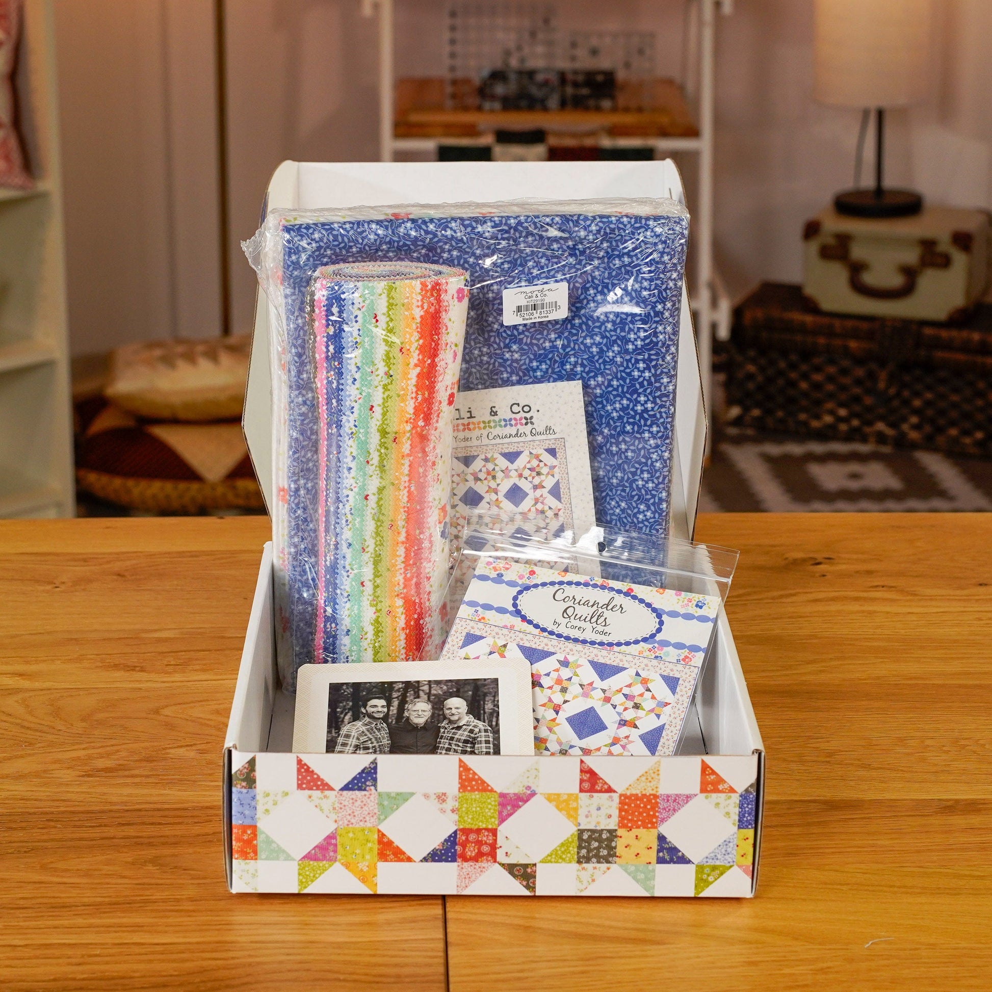 Moda Fabric Pre Cuts Moda Cali and Co All Round Star Quilt Kit  - The Sewing Studio