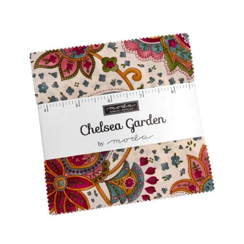Moda Fabric Pre Cuts Moda Chelsea Garden Charm Pack  - The Sewing Studio