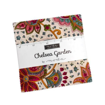 Moda Fabric Pre Cuts Moda Chelsea Garden Charm Pack  - The Sewing Studio