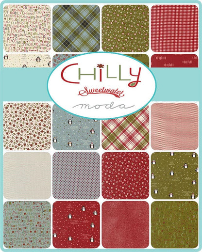Moda Fabric Pre Cuts Moda Chilly Charm Pack  - The Sewing Studio