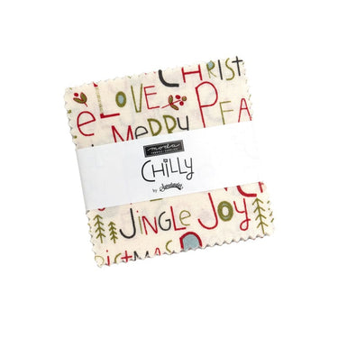 Moda Fabric Pre Cuts Moda Chilly Mini Charm Pack  - The Sewing Studio for sale UK - The Sewing Studio