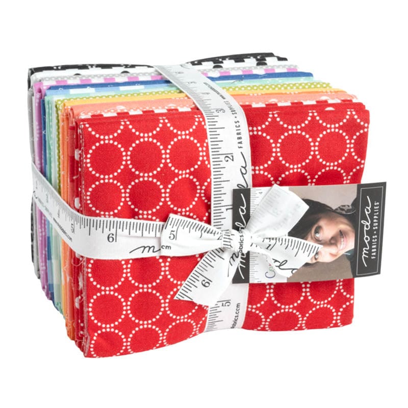 Multi-coloured Geometric Moda Fabric Pre Cuts Moda Coriander Colors Fat Quarter Pack 28 Piece 29200AB - The Sewing Studio