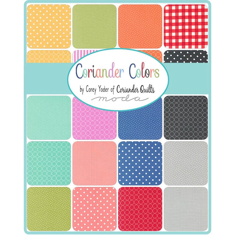 Moda Fabric Pre Cuts Moda Coriander Colors Mini Charm 29200MC  - The Sewing Studio