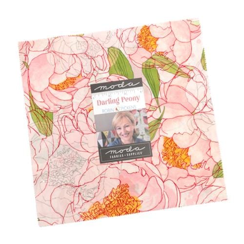 Moda Fabric Pre Cuts Moda Darling Peony Layer Cake  - The Sewing Studio
