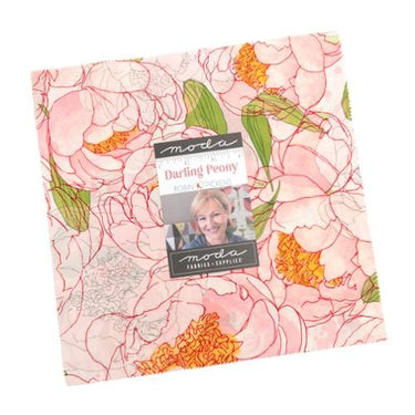 Moda Fabric Pre Cuts Moda Darling Peony Layer Cake  - The Sewing Studio for sale UK - The Sewing Studio