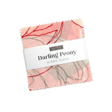 Moda Fabric Pre Cuts Moda Darling Peony Mini Charm  - The Sewing Studio for sale UK - The Sewing Studio