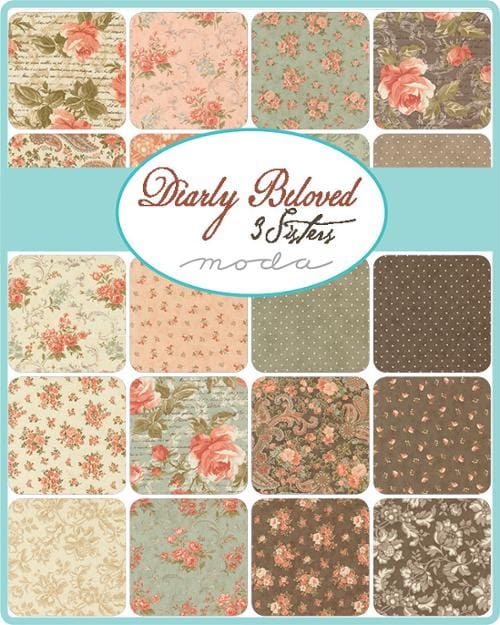 Moda Fabric Pre Cuts Moda Dearly Beloved Charm Pack - The Sewing Studio