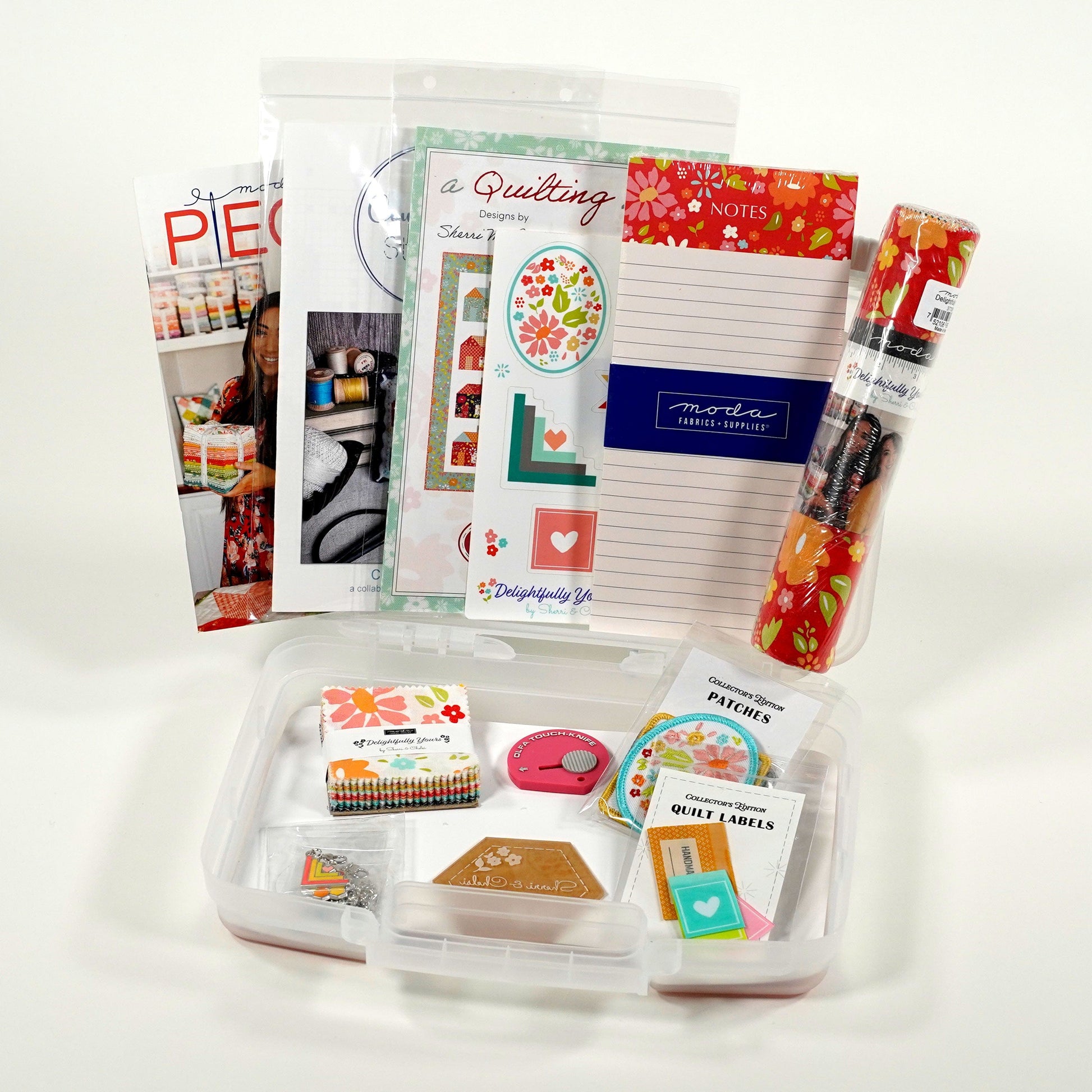 Moda Fabric Pre Cuts Moda Delightfully Yours Collectors Box Quilt Kit  - The Sewing Studio