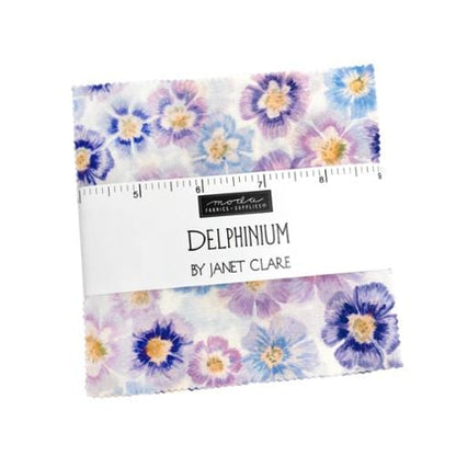Moda Fabric Pre Cuts Moda Delphinium Charm Pack  - The Sewing Studio