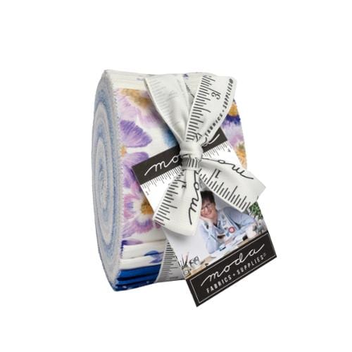 Moda Fabric Pre Cuts Moda Delphinium Jelly Roll  - The Sewing Studio