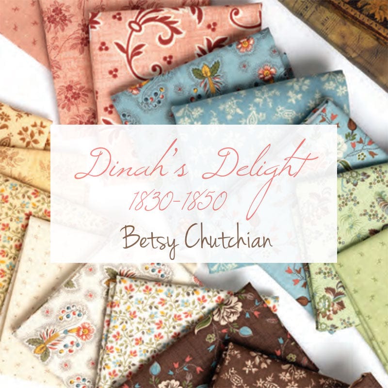 Multi-coloured Country Moda Fabric Pre Cuts Moda Dinahs Delight Jelly Roll 31670JR - The Sewing Studio