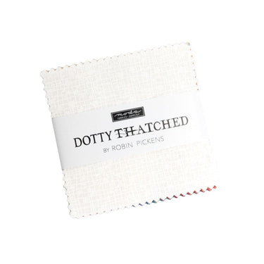 Moda Fabric Pre Cuts Moda Dotty Thatched Mini Charm  - The Sewing Studio for sale UK - The Sewing Studio