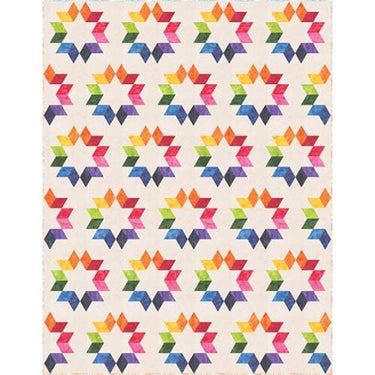 Moda Fabric Pre Cuts Moda Echo Batiks Quilt Kit With Ruler  - The Sewing Studio for sale UK - The Sewing Studio