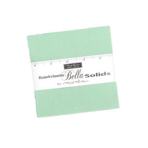 Moda Fabric Pre Cuts Moda Elizabeth's Favorites Bella Solids Charm Pack - The Sewing Studio