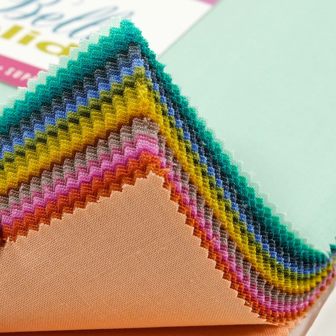 Moda Fabric Pre Cuts Moda Elizabeth's Favorites Bella Solids Charm Pack - The Sewing Studio