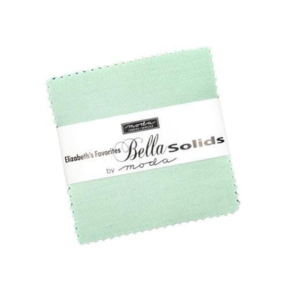 Moda Fabric Pre Cuts Moda Elizabeth's Favorites Bella Solids Mini Charm - The Sewing Studio
