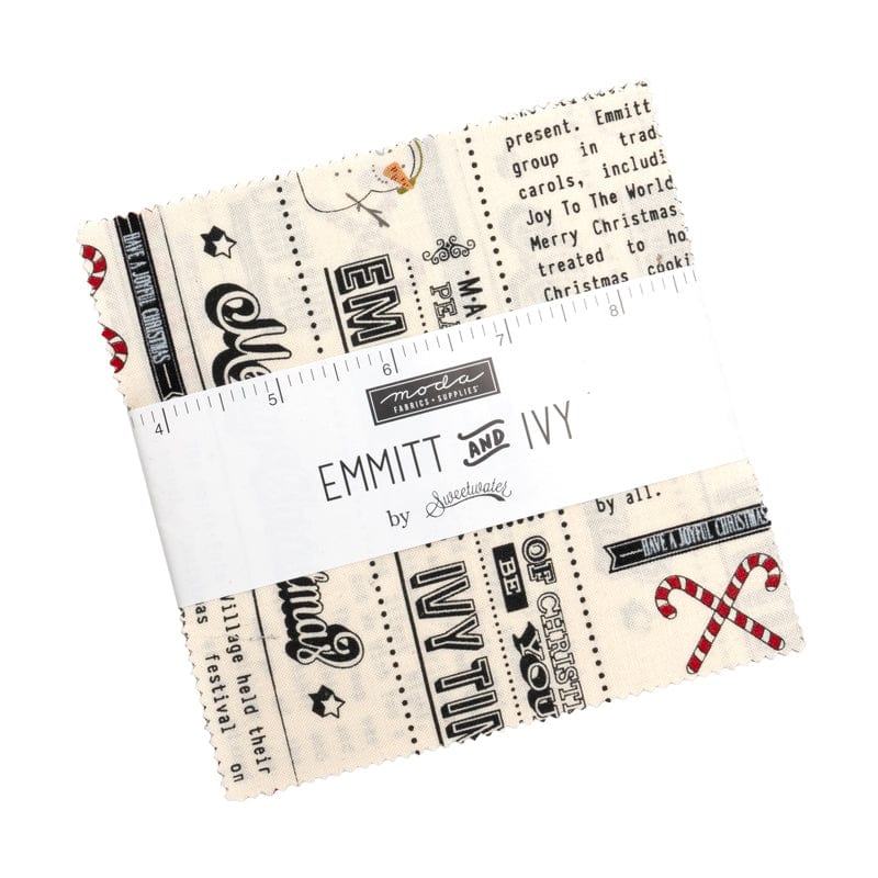 Moda Fabric Pre Cuts Moda Emmitt and Ivy Charm Pack 55690PP  - The Sewing Studio
