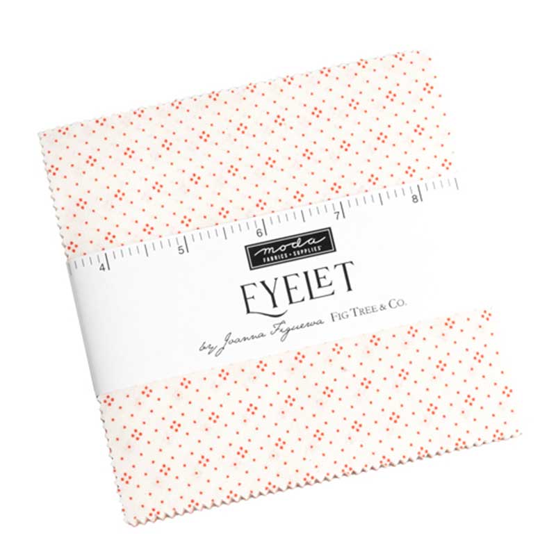 Moda Fabric Pre Cuts Moda Eyelet Charm Pack 20488PP  - The Sewing Studio