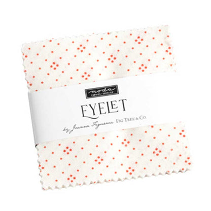 Moda Fabric Pre Cuts Moda Eyelet Mini Charm 20488MC  - The Sewing Studio