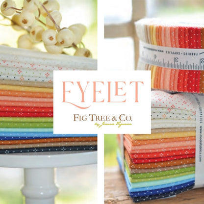 Moda Fabric Pre Cuts Moda Eyelet Mini Charm 20488MC  - The Sewing Studio