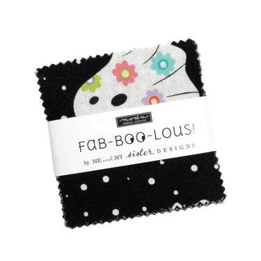 Moda Fabric Pre Cuts Moda Fab-Boo-Lous Mini Charm Pack 22480MC  - The Sewing Studio for sale UK - The Sewing Studio
