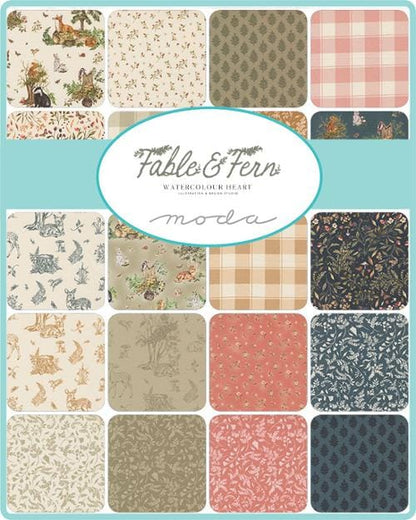 Moda Fabric Pre Cuts Moda Fable and Fern Layer Cake - The Sewing Studio