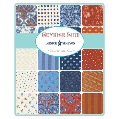 Multi-coloured Classic Prints Moda Fabric Pre Cuts Moda Fabric Sunrise Side Fat Quarter Pack 31 Piece 14960AB - The Sewing Studio