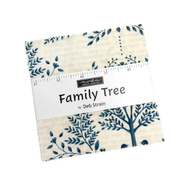 Moda Fabric Pre Cuts Moda Family Tree Charm Pack  - The Sewing Studio for sale UK - The Sewing Studio