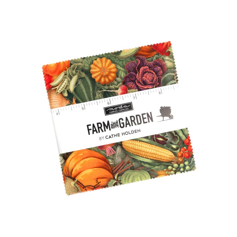 Moda Fabric Pre Cuts Moda Farm And Garden Charm Pack 7470PP  - The Sewing Studio