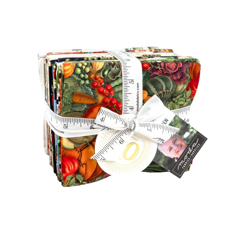 Moda Fabric Pre Cuts Moda Farm And Garden Fat Quarter Bundle 17 Piece 7470AB  - The Sewing Studio