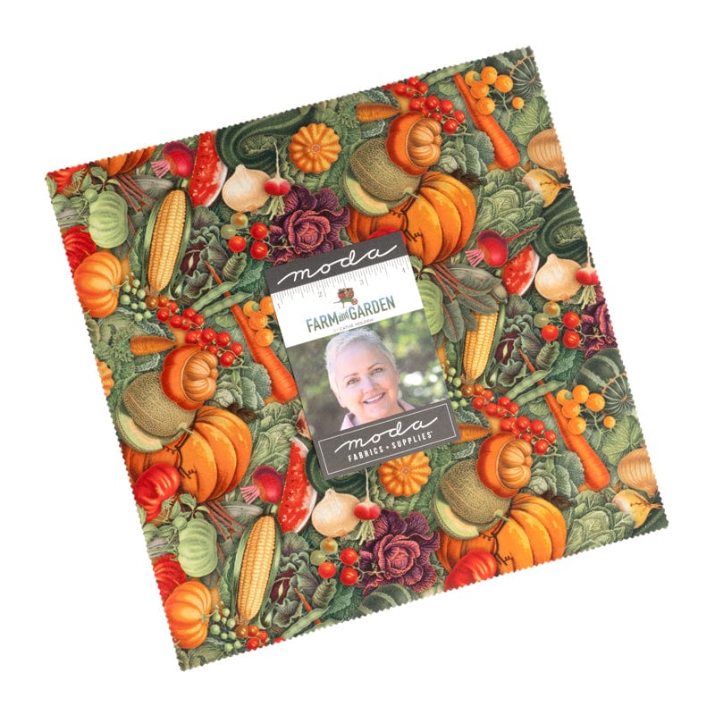 Moda Fabric Pre Cuts Moda Farm And Garden Layer Cake 7470LC  - The Sewing Studio