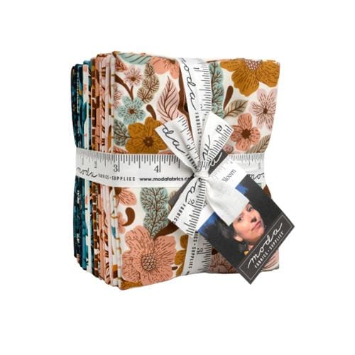 Moda Fabric Pre Cuts Moda Feather and Forest Bloom Fat Quarter Bundle 20 Piece - The Sewing Studio