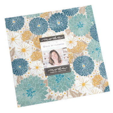 Moda Fabric Pre Cuts Moda Field Of Flowers Layer Cake 3310LC  - The Sewing Studio for sale UK - The Sewing Studio