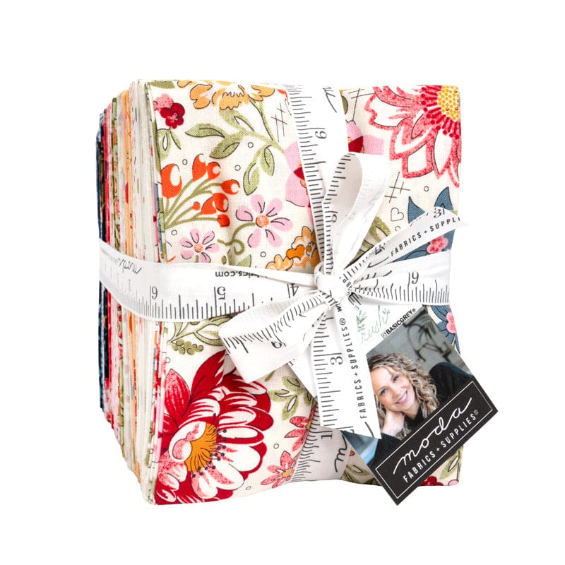 Moda Fabric Kit Moda Fieldrush Fat Quarter Bundle | Floral Quilting Fabric