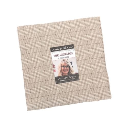 Moda Fabric Pre Cuts Moda Flannel Gatherings Basics Layer Cake - The Sewing Studio
