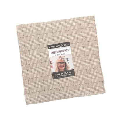 Moda Fabric Pre Cuts Moda Flannel Gatherings Basics Layer Cake - The Sewing Studio