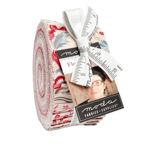 Moda Fabric Pre Cuts Moda Fleur De Paris Jelly Roll  - The Sewing Studio