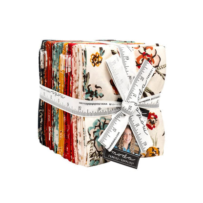 Moda Fabric Pre Cuts Moda Flora + Thread Fat Quarter Bundle 34 Piece - The Sewing Studio