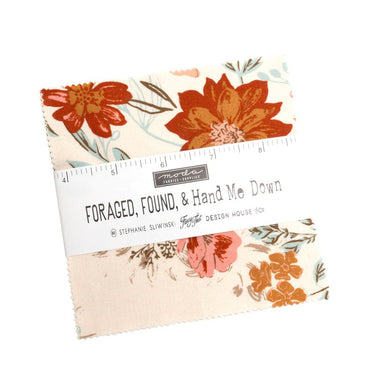 Moda Fabric Pre Cuts Moda Foraged Found and Hand Me Down Charm Pack  - The Sewing Studio for sale UK - The Sewing Studio